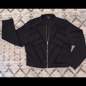 Black moto jacket